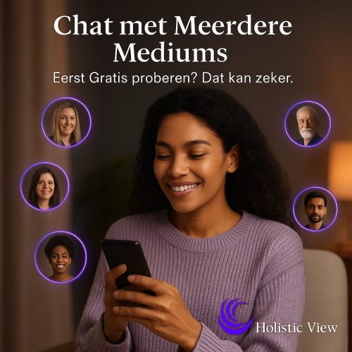 Chat met meerdere spirituele mediums via Holistic View