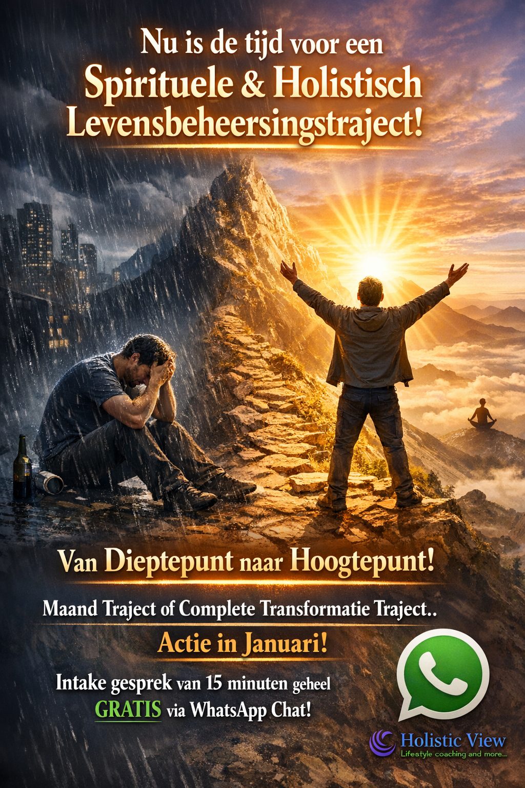 Van dieptepunt naar hoogtepunt — Holistic View levensbeheersingstraject